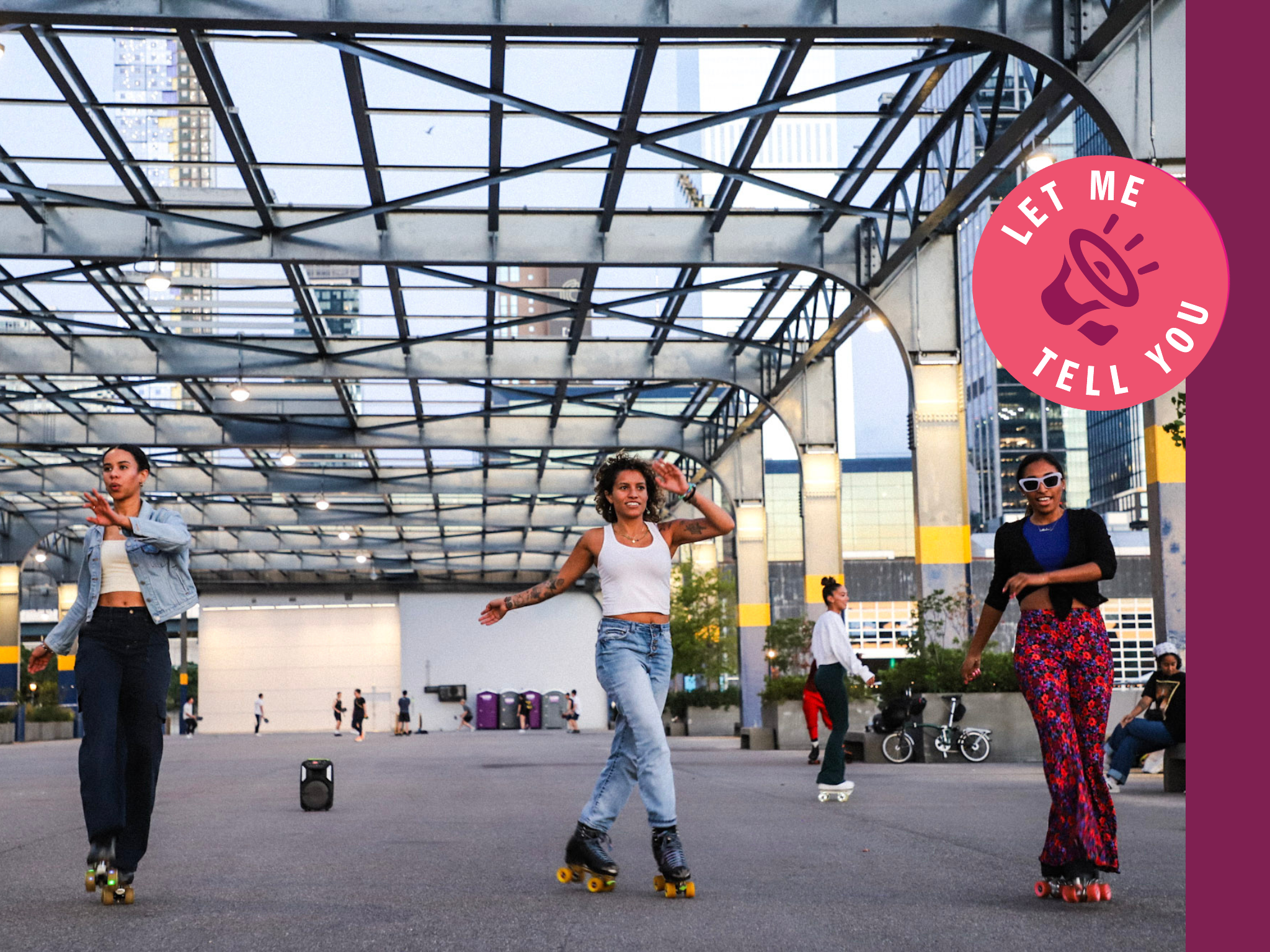 The redevelopment of NYC’s Pier 76 should include plans for roller skating