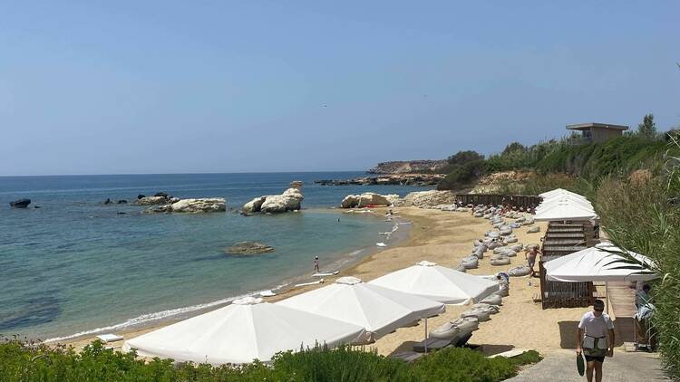 Beach at Cap St Georges, Paphos