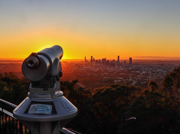 Watch the sunrise from Mt Coot-tha