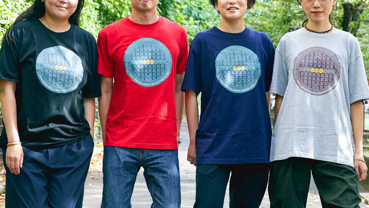 Dogenzaka manhole T-shirt