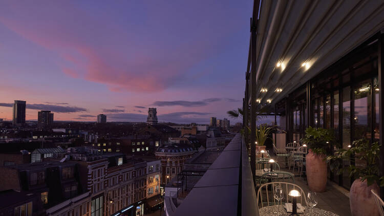 Sunset on a rooftop bar (Photograph: Courtesy of Kaso )