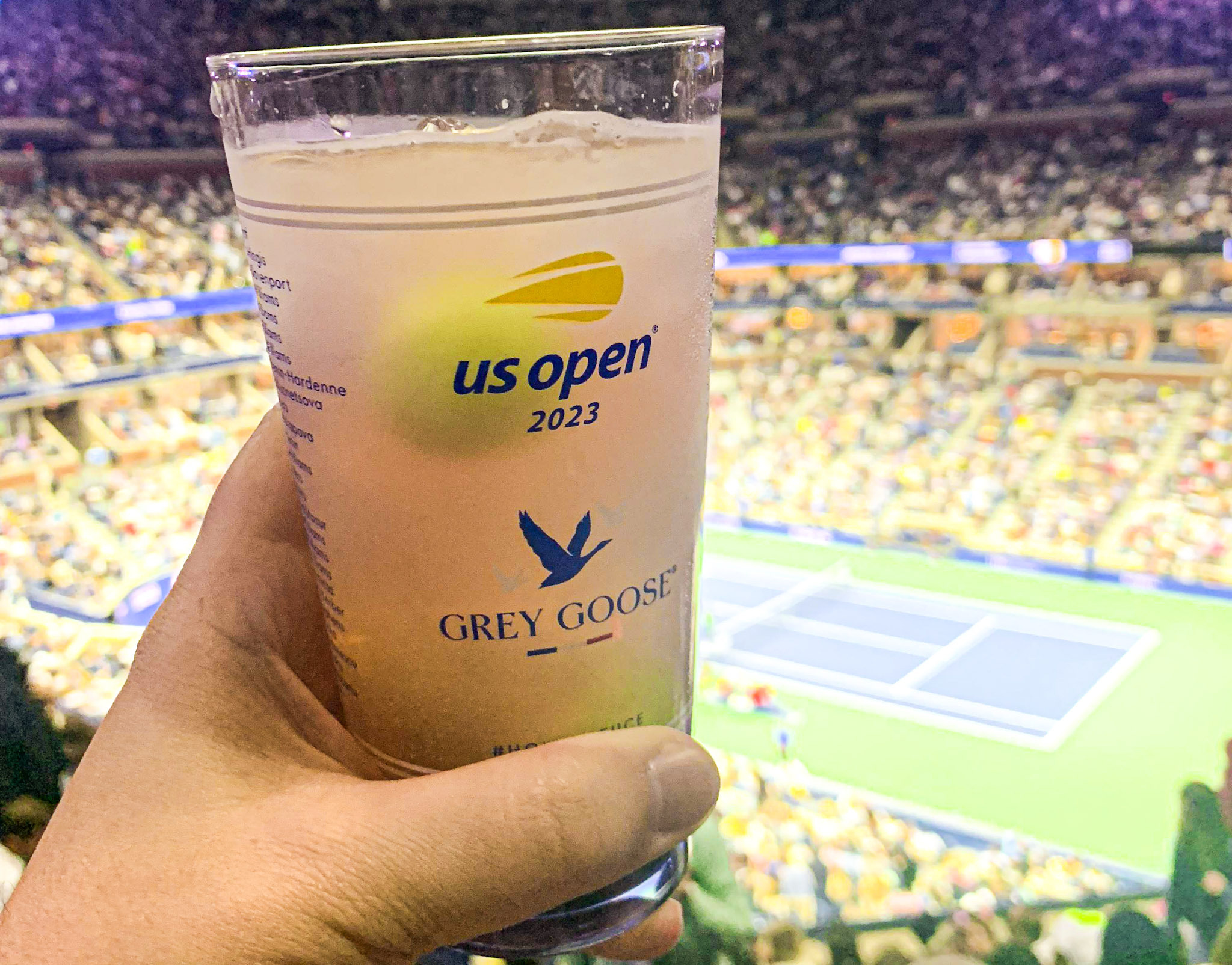 Here you will find the famous Honey Deuce of the US Open in NYC