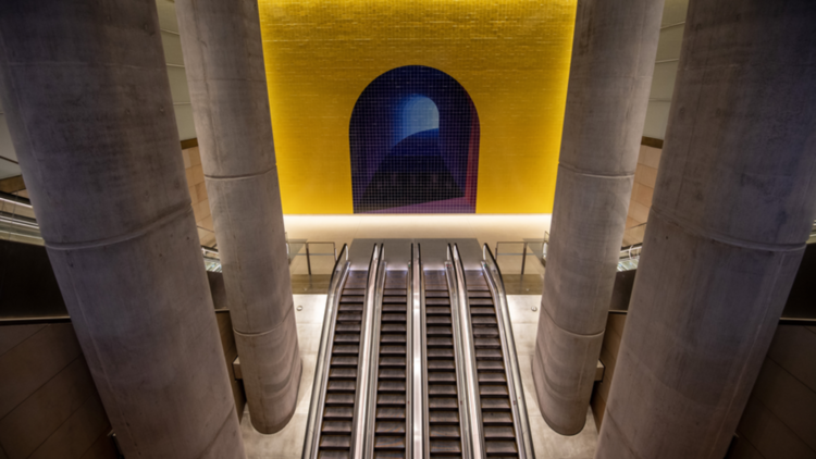 Underneath | art at Sydney metro station