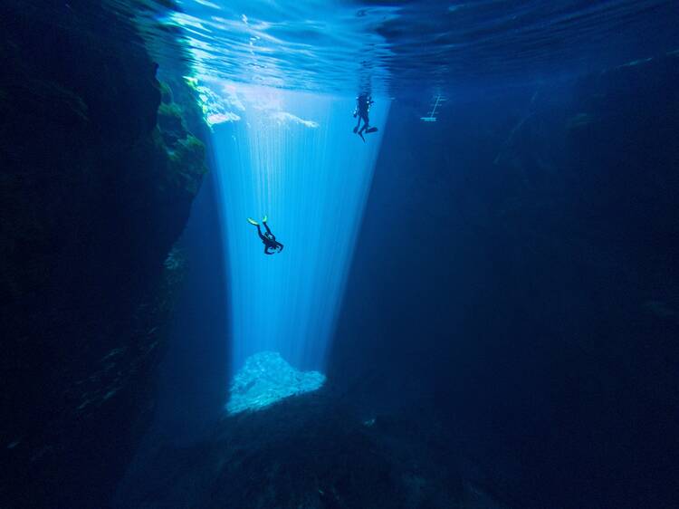 Deep dive at Kilsby Sinkhole