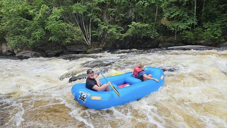 Spend a day whitewater rafting