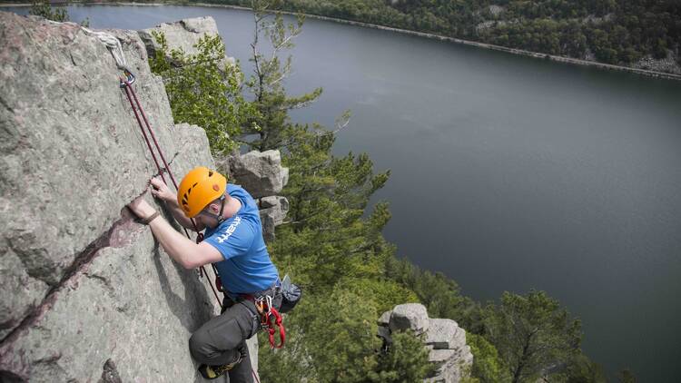 Climb some rocks