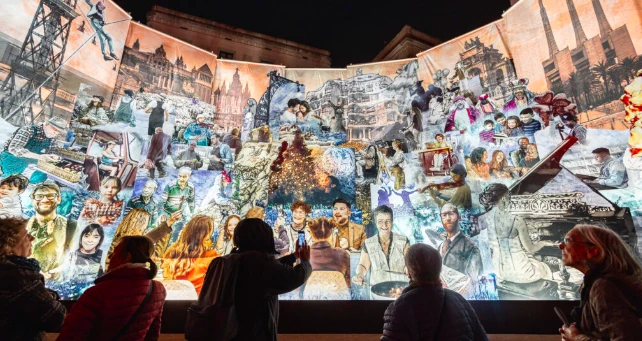 Pessebre Pla&ccedil;a Sant Jaume 2023