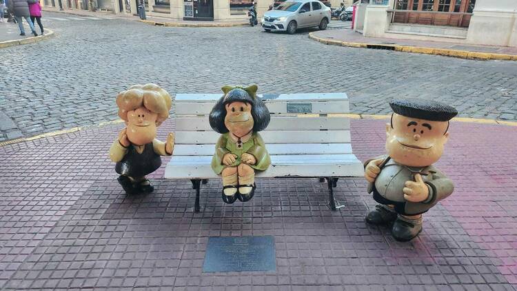 Escultura de Mafalda