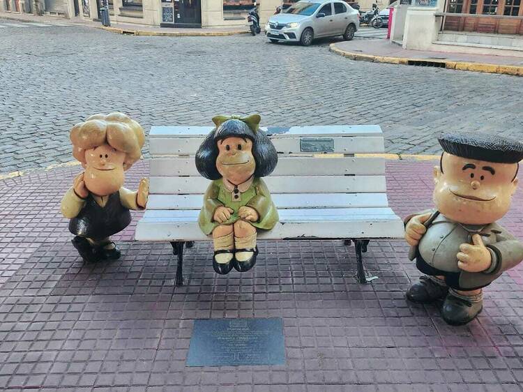 Escultura de Mafalda