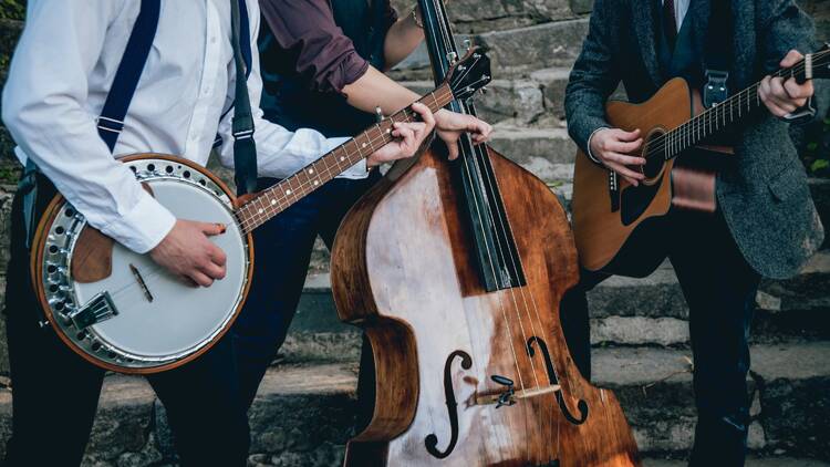 a trio of musicians