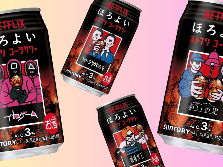 Netflix is releasing special canned cola cocktails in Japan