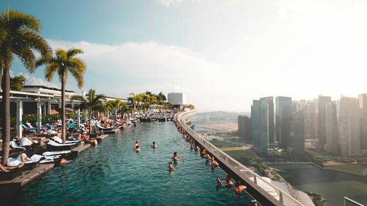 Pool at Marina Bay Sands Hotel, Singapore