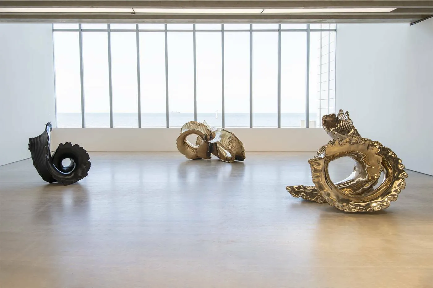 Lynda Benglis at Turner Contemporary, installation view. Copyright and courtesy Turner Contemporary. Photo by Beth Saunders.