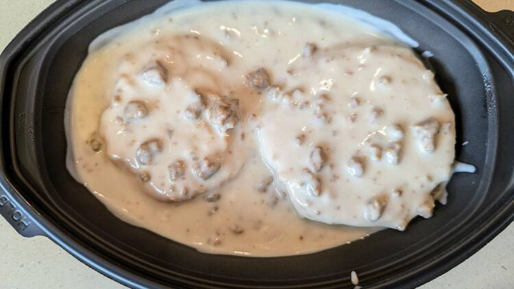 Sausage Gravy Biscuit