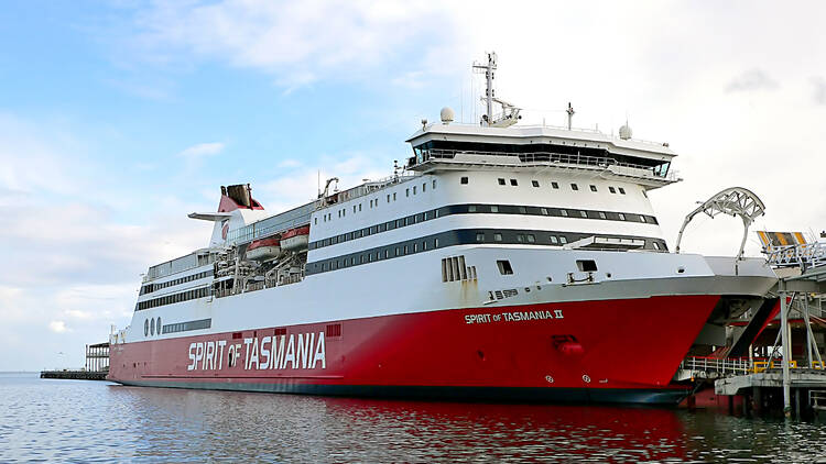 Spirit of Tasmania docked