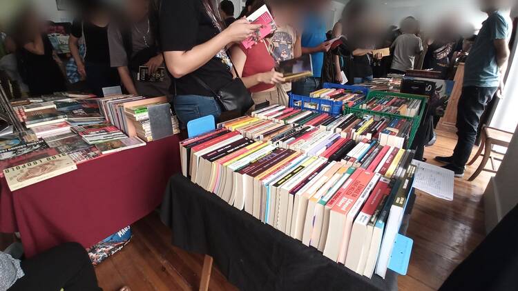 Feira Anarquista do Livro em 2023, na Casa do Comum