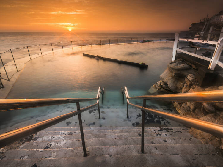 Take a sunrise swim at Bronte Baths