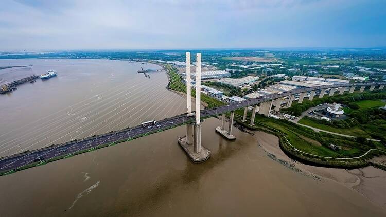 Dartford Crossing in Kent, east of London