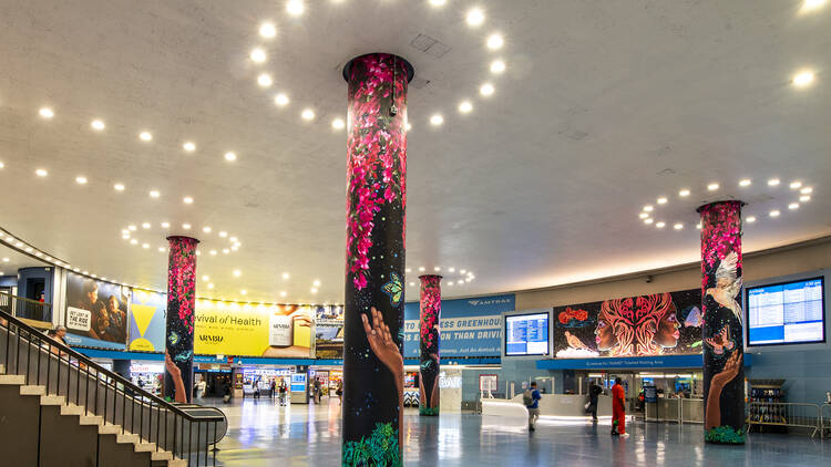 Regeneration art at Penn Station