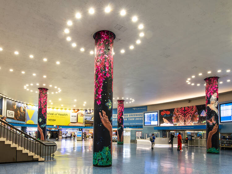 Regeneration art at Penn Station