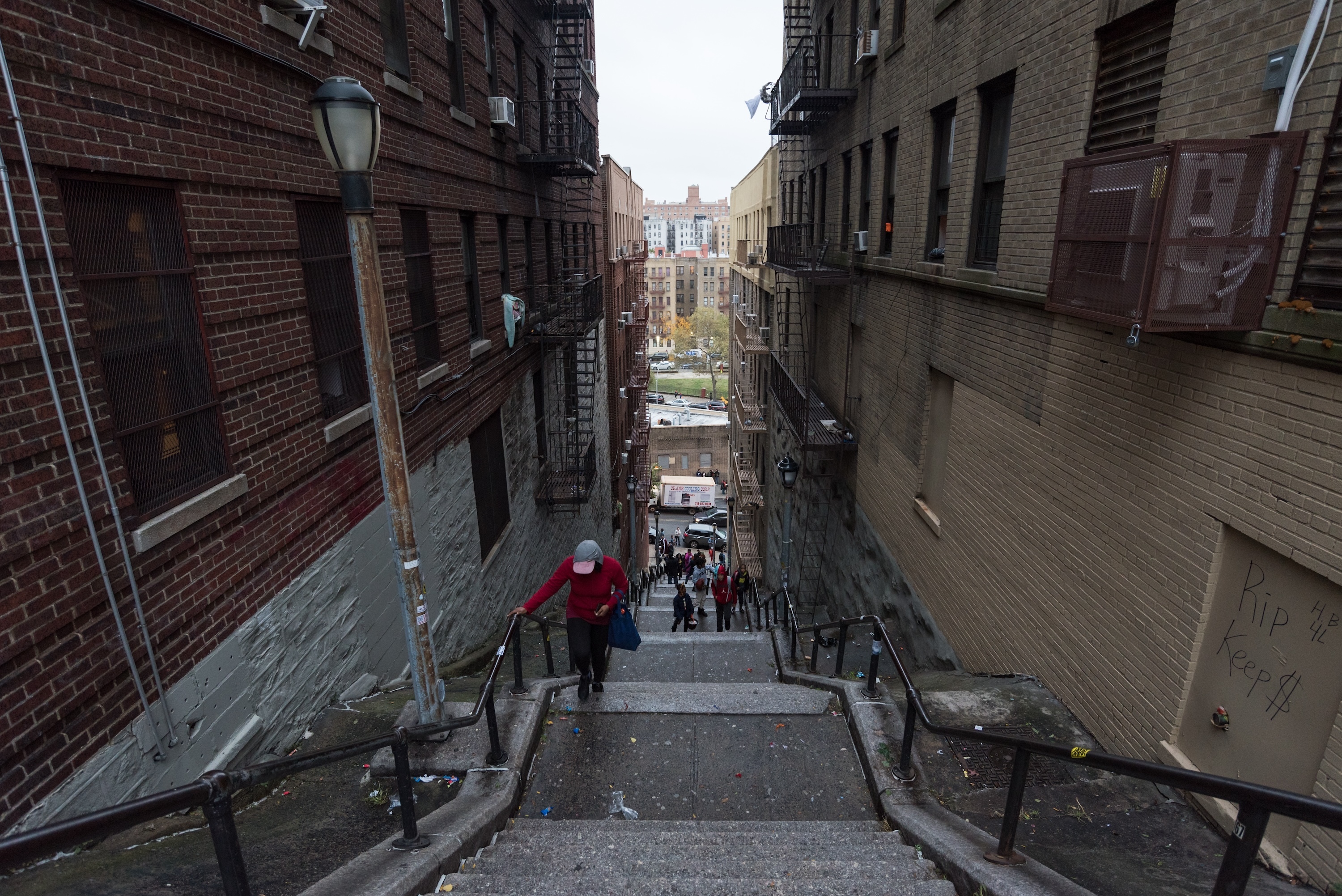 staircase in the Bronx