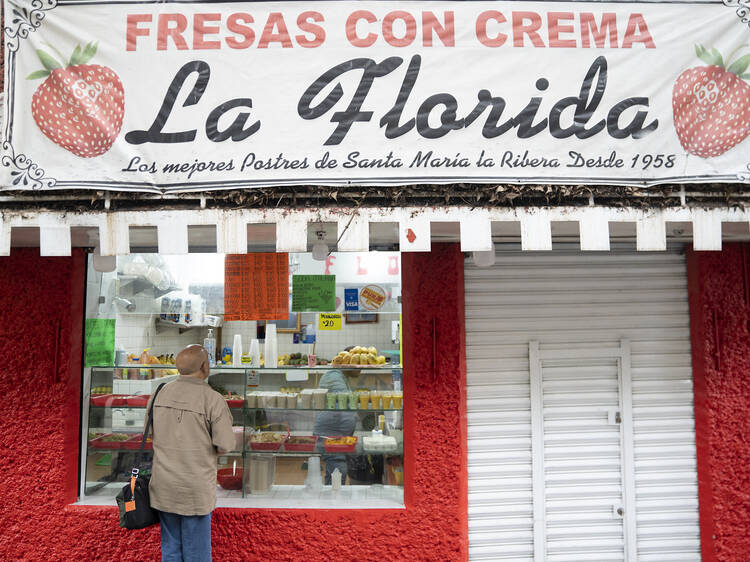 Fresas con crema La Florida