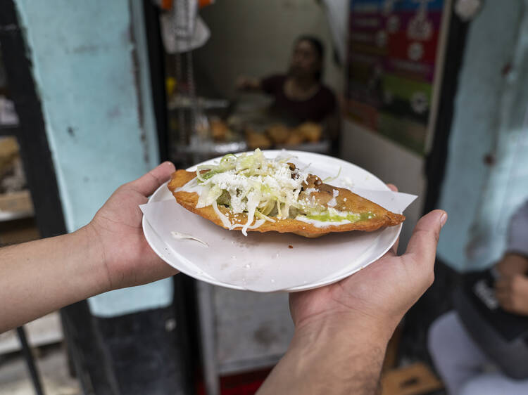 Quesadillas fritas Las Escaleras