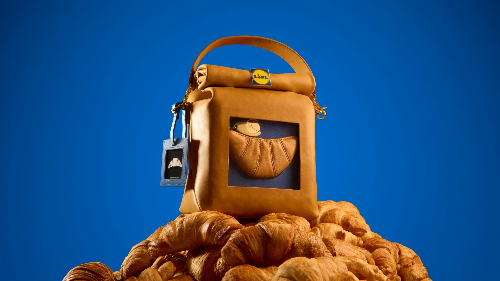 Lidl x Nikolas Bentel luxury croissant handbag