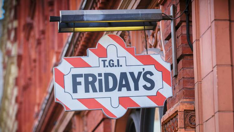 TGI Friday’s restaurant in London, UK