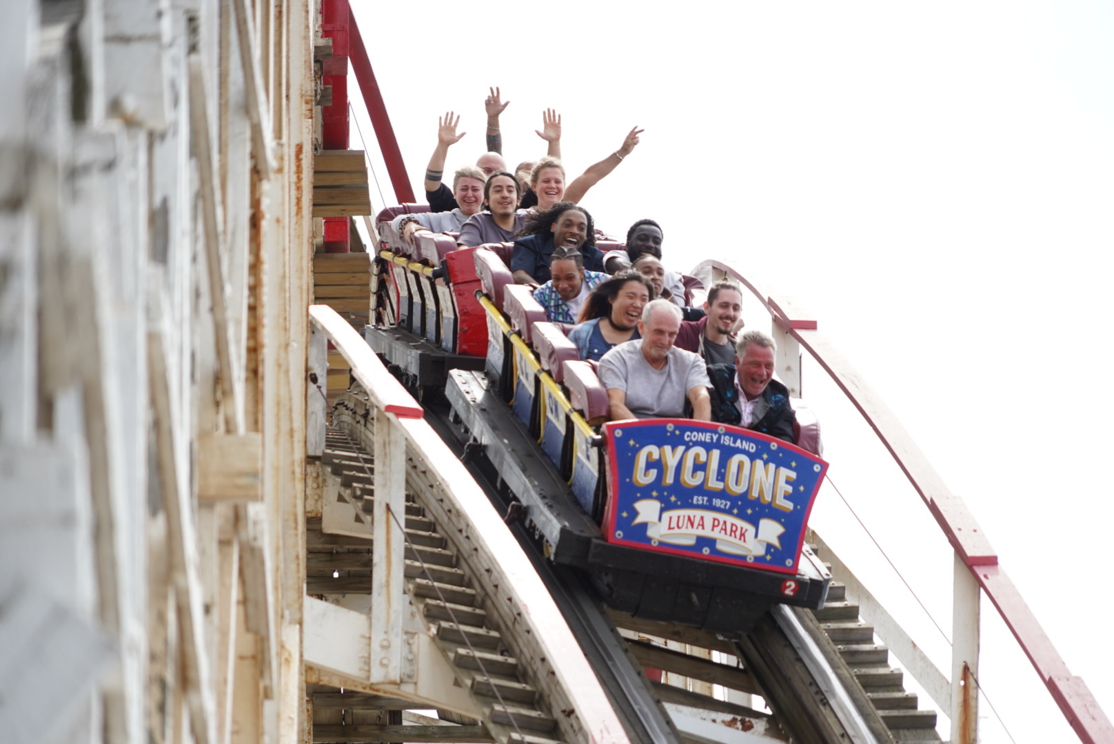When is the Cyclone rollercoaster reopening in Coney Island, NY?