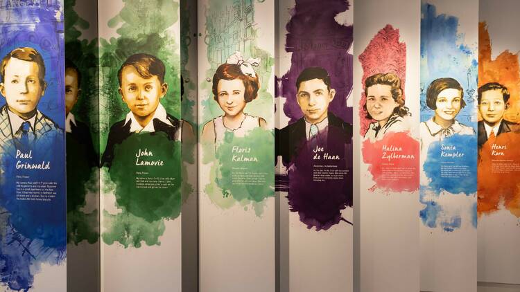 Seven child survivors of the Holocaust 