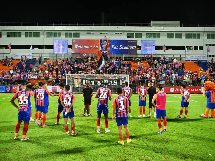 Watch a Thai football game at PAT Stadium