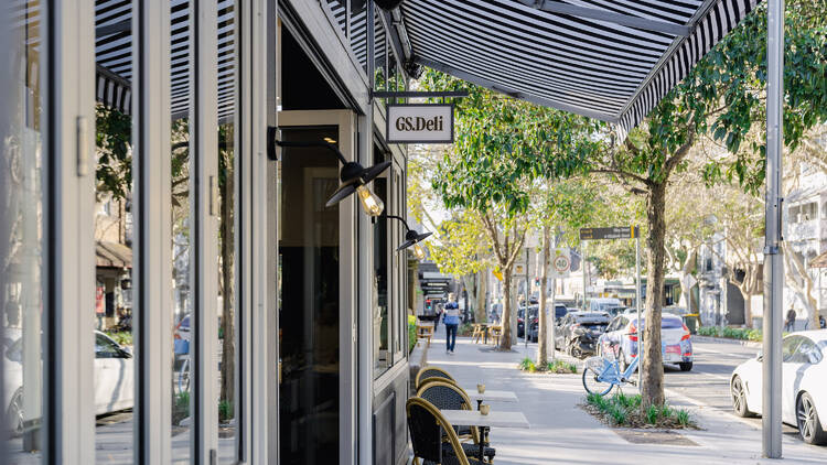 The outside of George St Deli