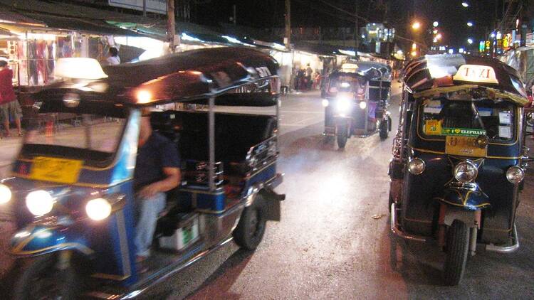 Brave a ride on the infamous Thai tuk tuk