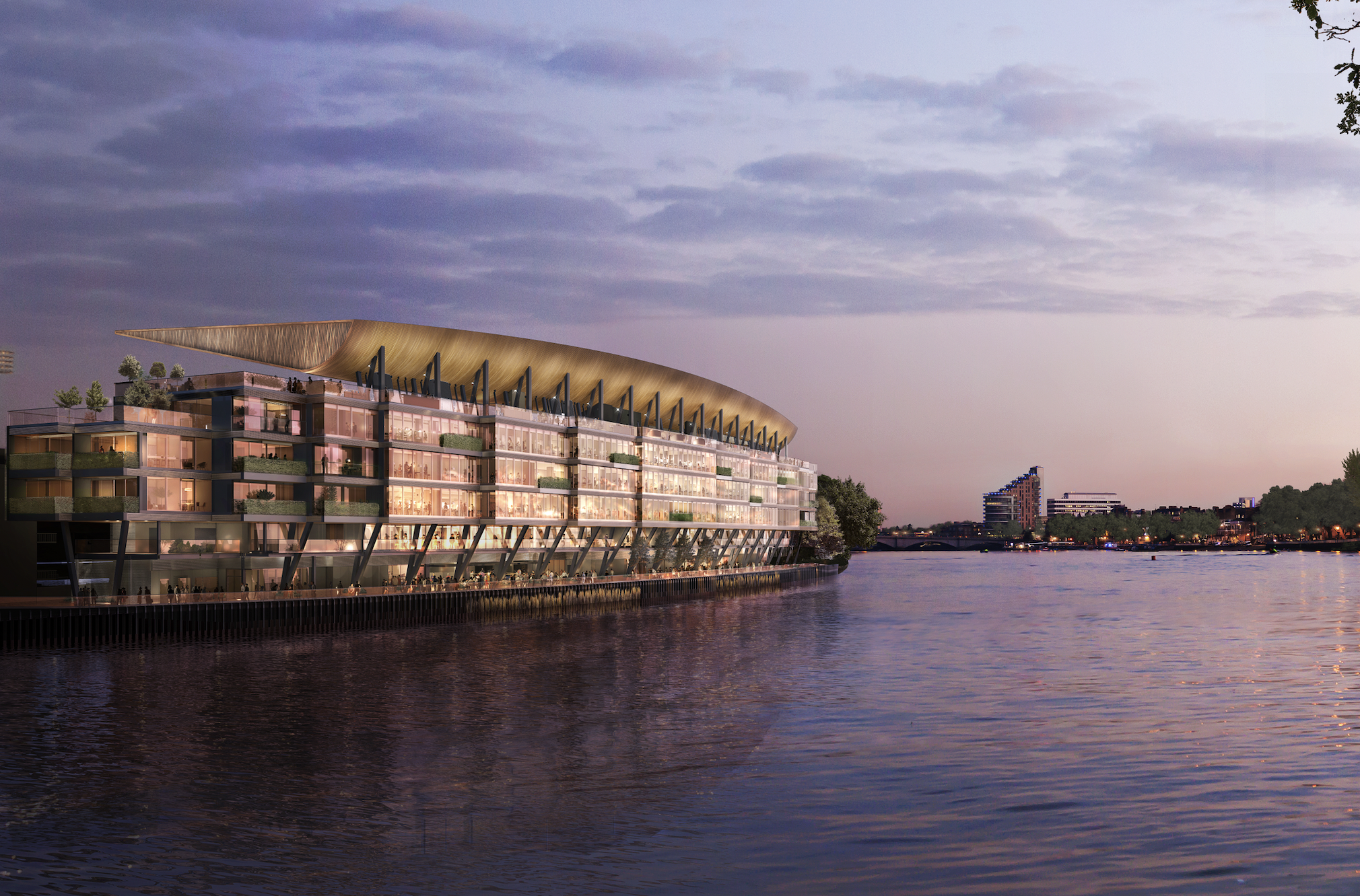 This west London football stadium will soon have a riverside hospitality venue