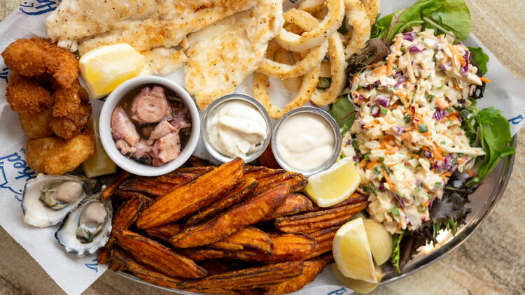 Seafood platter