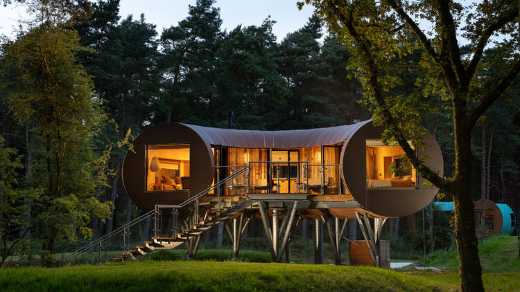 TreeDwellers treehouse in the Cotswolds