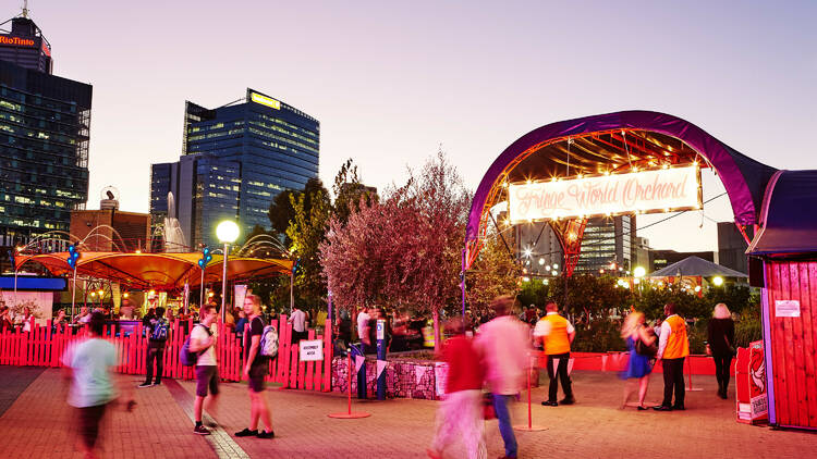 The Urban Orchard (Perth Cultural Centre) during the Fringe World Festival