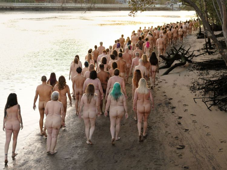 Tide Exhibition by Spencer Tunick