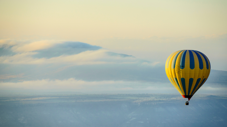 Hot air balloon ride.