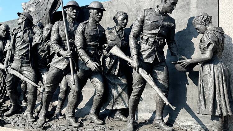 "A Soldier's Journey" at the National World War I Memorial in Washington, D.C.