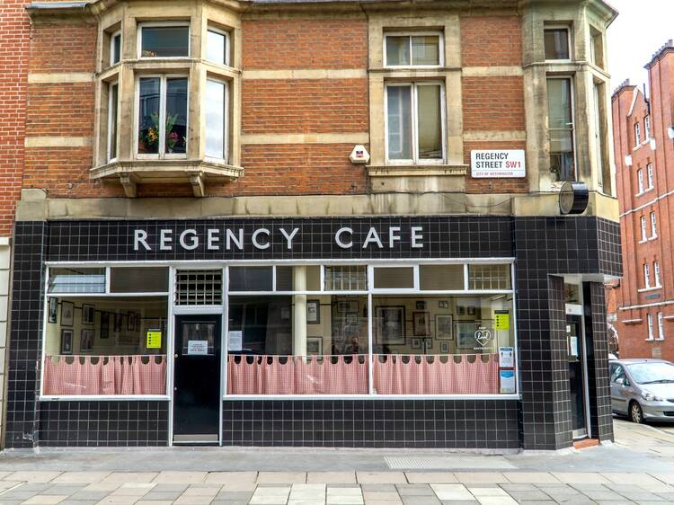 Westminster’s legendary Regency Cafe is for sale for £170,000