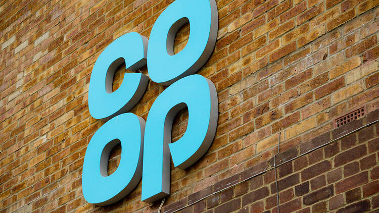 Co-op store logo in the UK