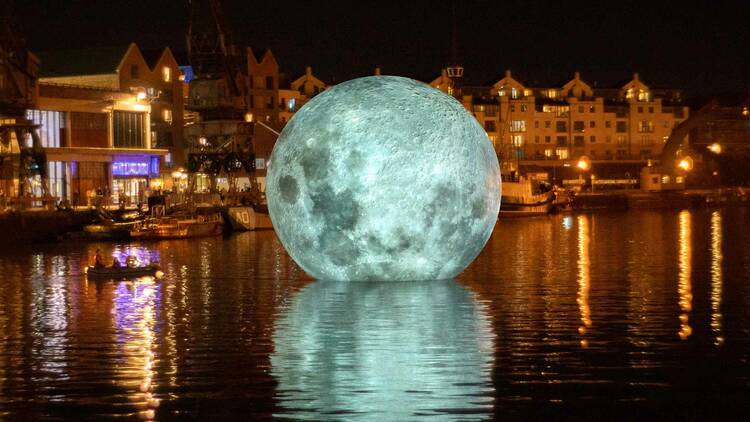 Fallen Moon by Luke Jerram