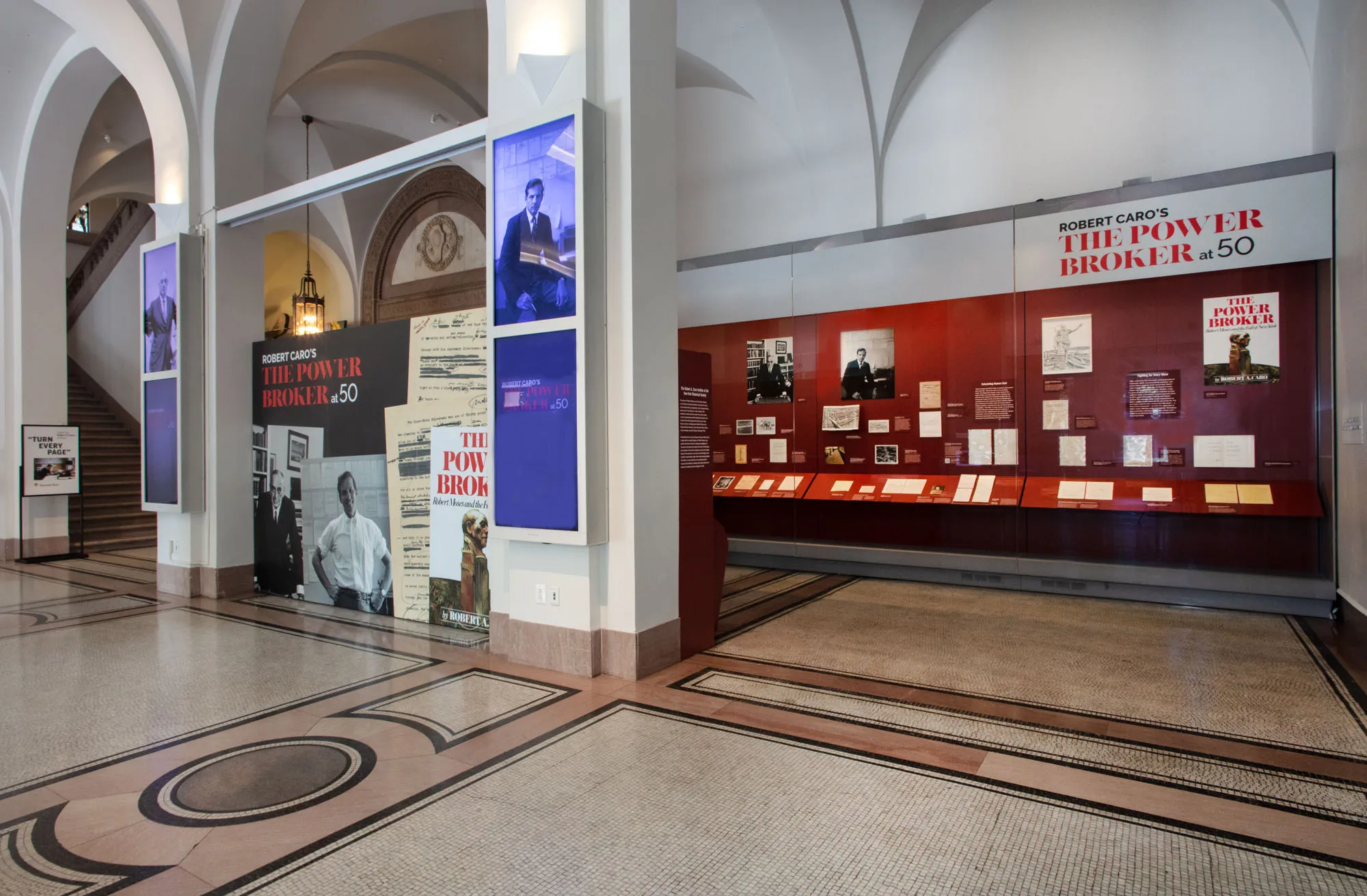 The Power Broker exhibit at a museum.