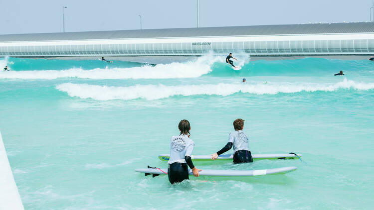 Spend time in the gentle Bays at Urbnsurf Sydney