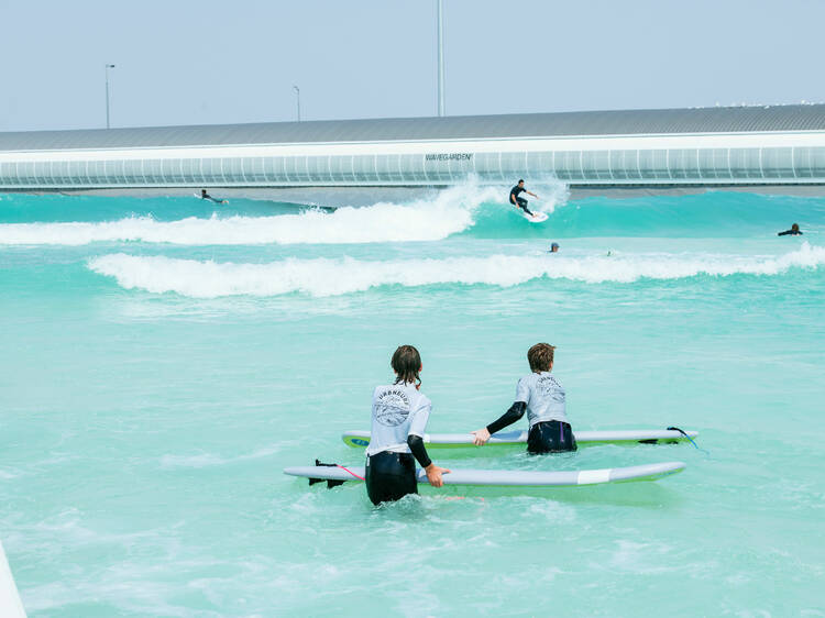 Spend time in the gentle Bays at Urbnsurf Sydney