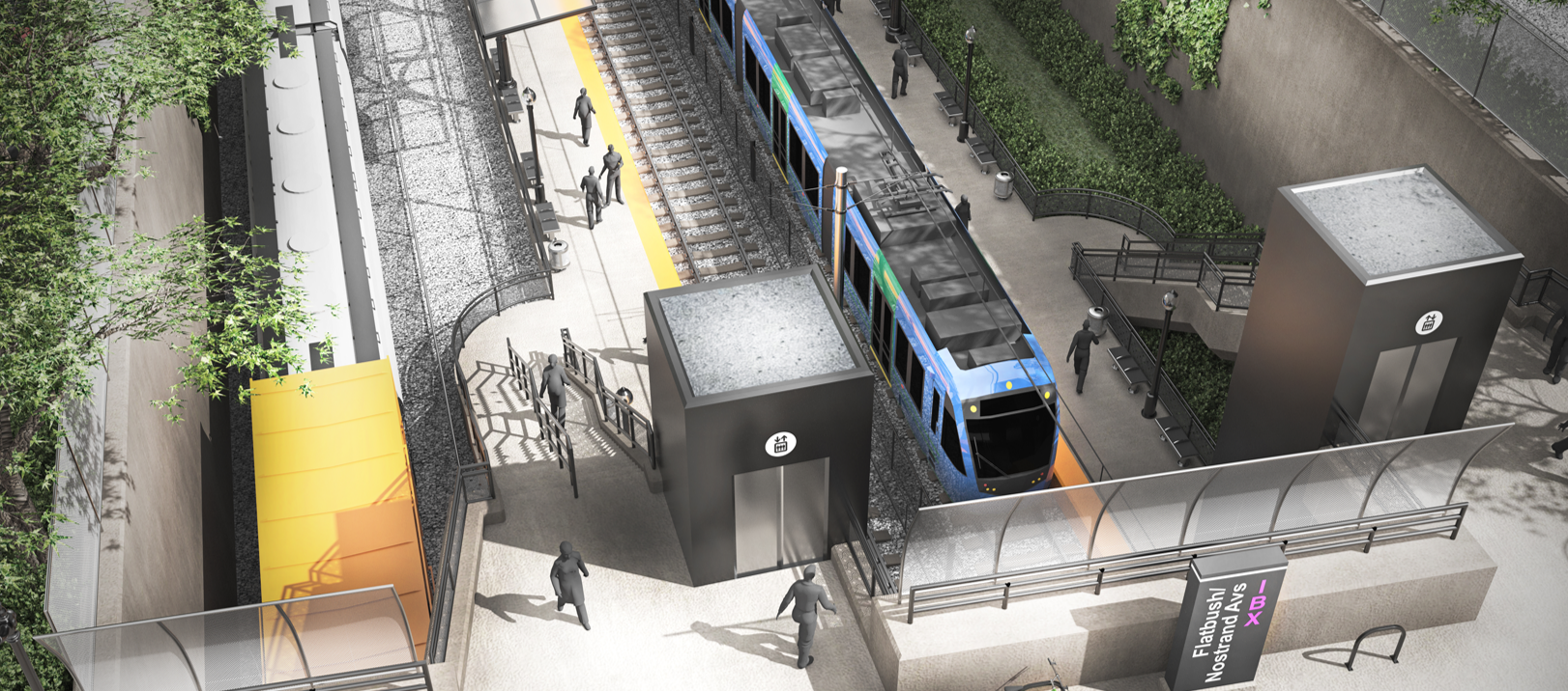 The MTA has unveiled a rendering of the new electric train that will connect Brooklyn and Queens