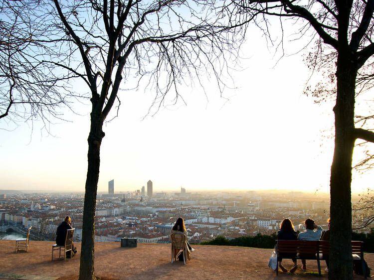 Take in the view from the Jardin des Curiosités