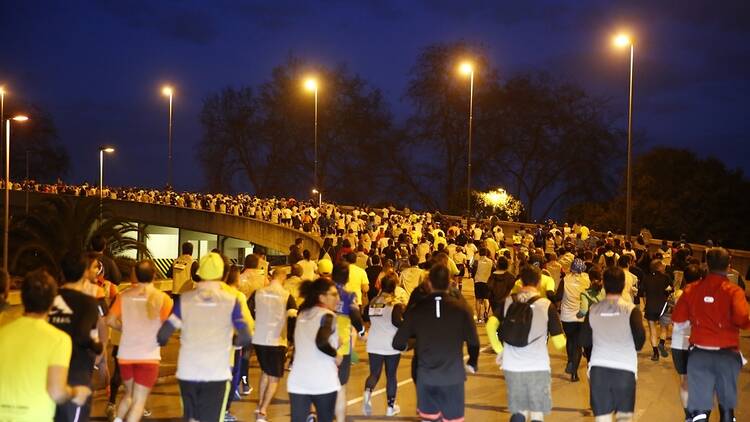 A Corrida São Silvestre Porto percorre as principais artérias e ruas da cidade